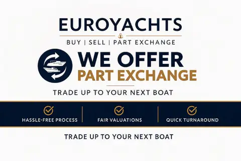Westerly Merlin 28: broker advertisement graphic offering part exchange